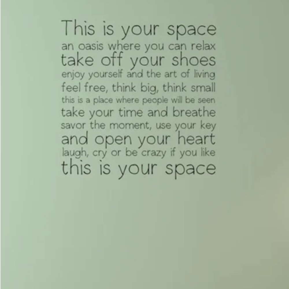 Inspirational Wall Quote Decal